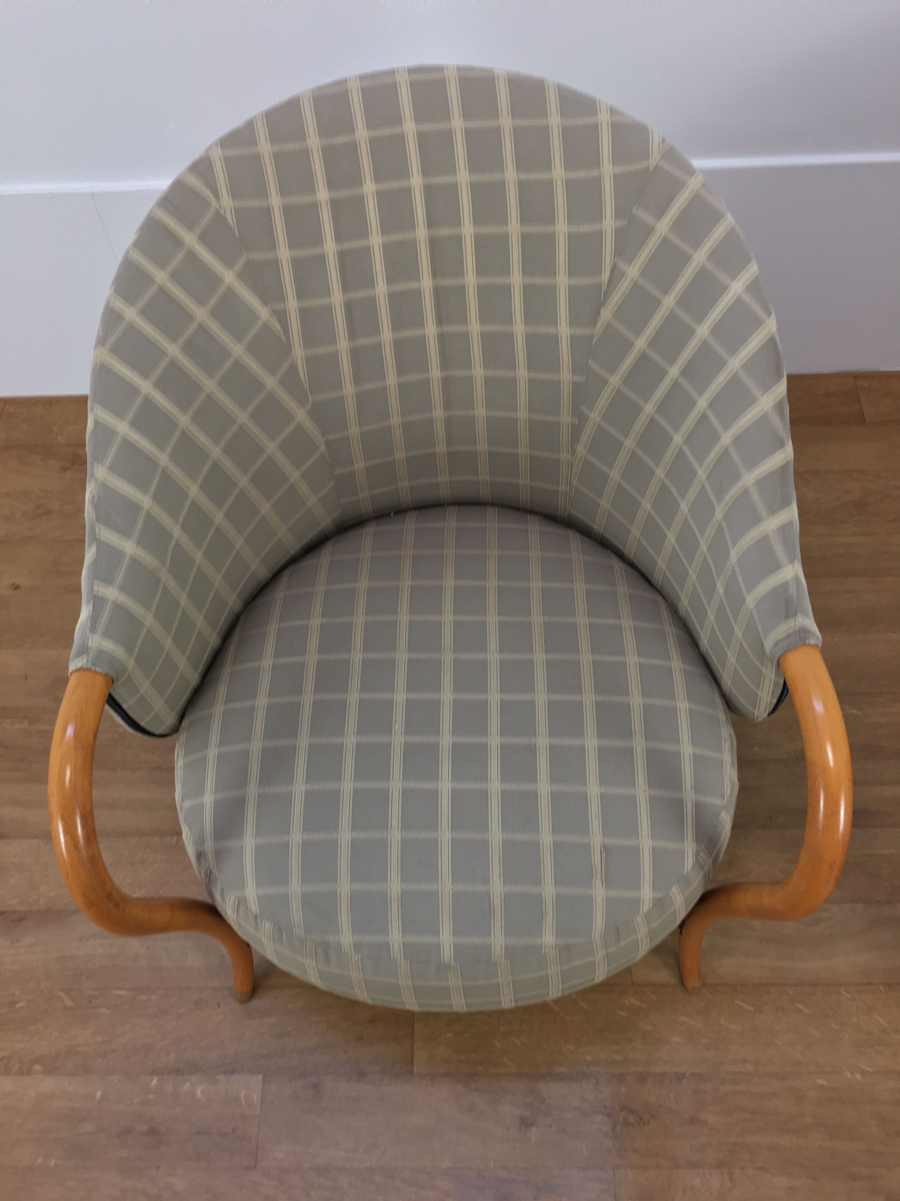 Pair of 80's Cinna design armchairs