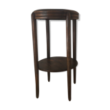 Wooden round side table