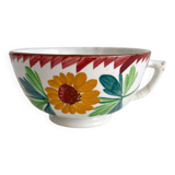 Antique earthenware cup “Colmar” Sarreguemines