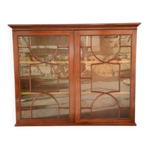 Bibliothèque vitrée - placage