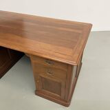 1950s walnut counter or desk