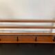 Vintage Scandinavian teak wall coat rack 1960's