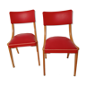 Paire chaises vintage
