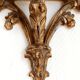 Golden wood wall console in Louis XV style.