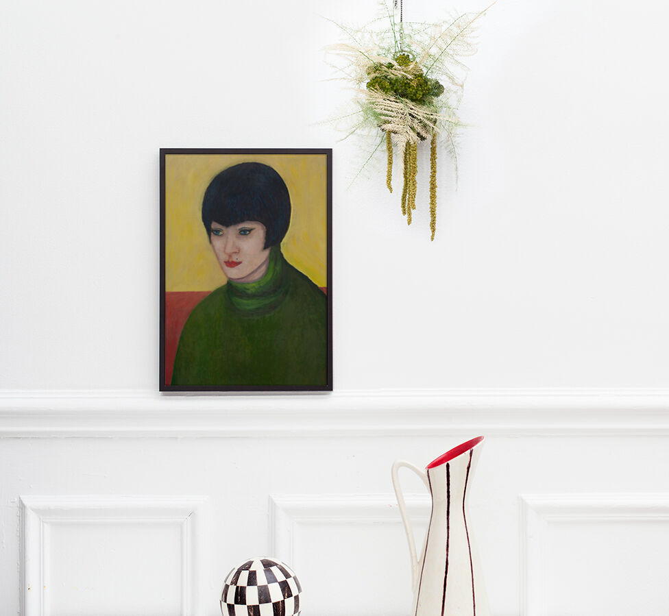Portrait print woman Roaring Twenties