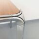 Pierre Paulin vintage square dining table in rosewood and metal