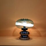 Table lamp murano 1970 green