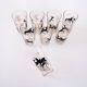 Set of eight glasses, Danish design, 1970s, manufactured in Denmark