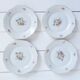 4 dessert plates