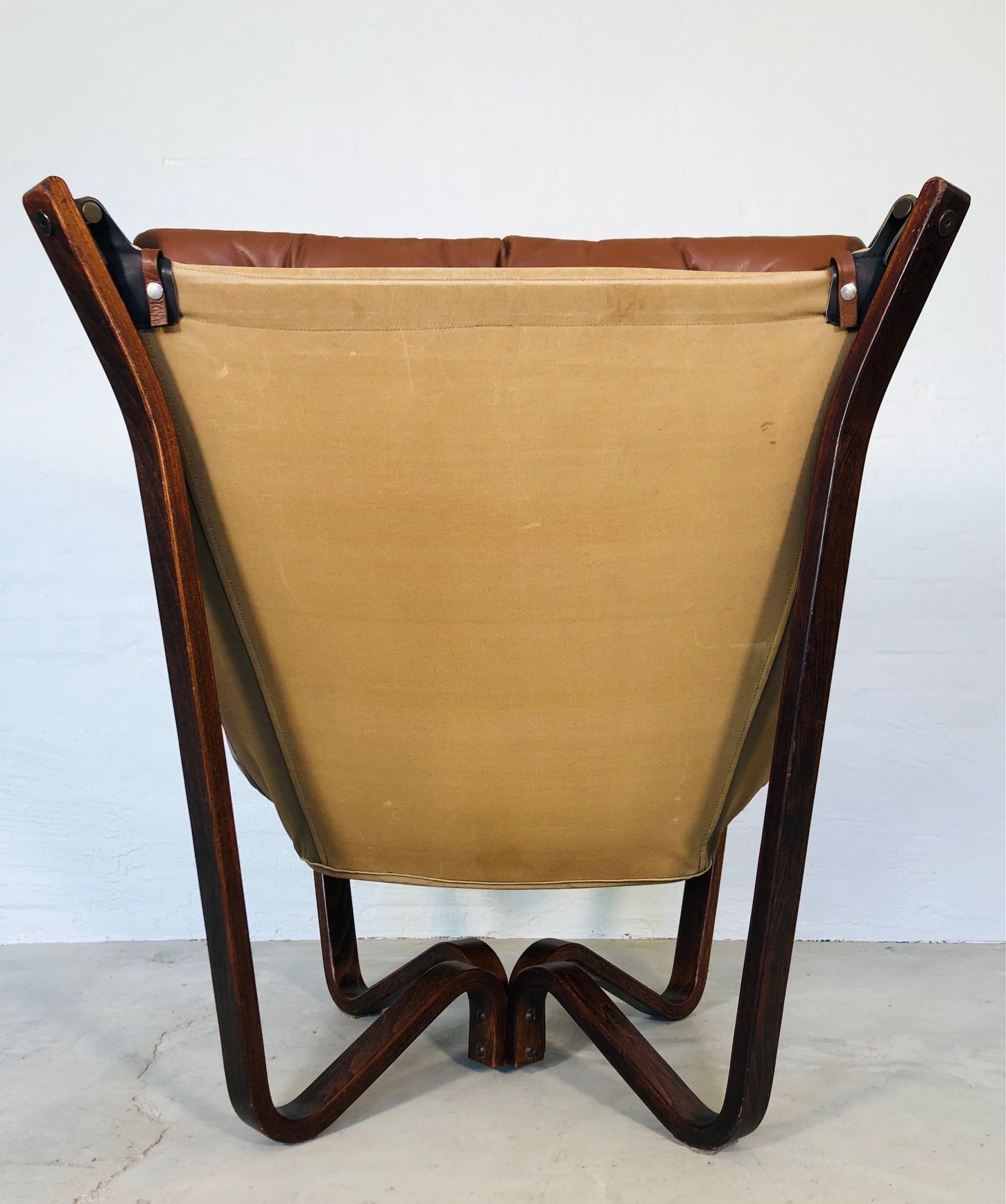 VINTAGE DANISH MID-CENTURY "VIKING" CHAIR BY JIM MYRSTAD 1973