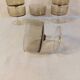 Set of 6 vintage Luminarc champagne glasses, Sweden model, smoked glass