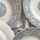 "Renaissance" ironstone dinnerware set from Creil and Montereau - 30 pieces