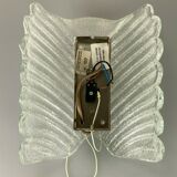 60s 70s lamp light wall lamp wall lamp ice glass space age design