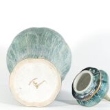 Art Deco Green Lustre Glaze Lidded Vase by Josef Ekberg Gustavsberg, 1920's