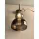 Set of Two Contemporary Smoked in Black Nickel Wall Sconces