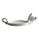 White porcelain cheese dish with handle and cow's head