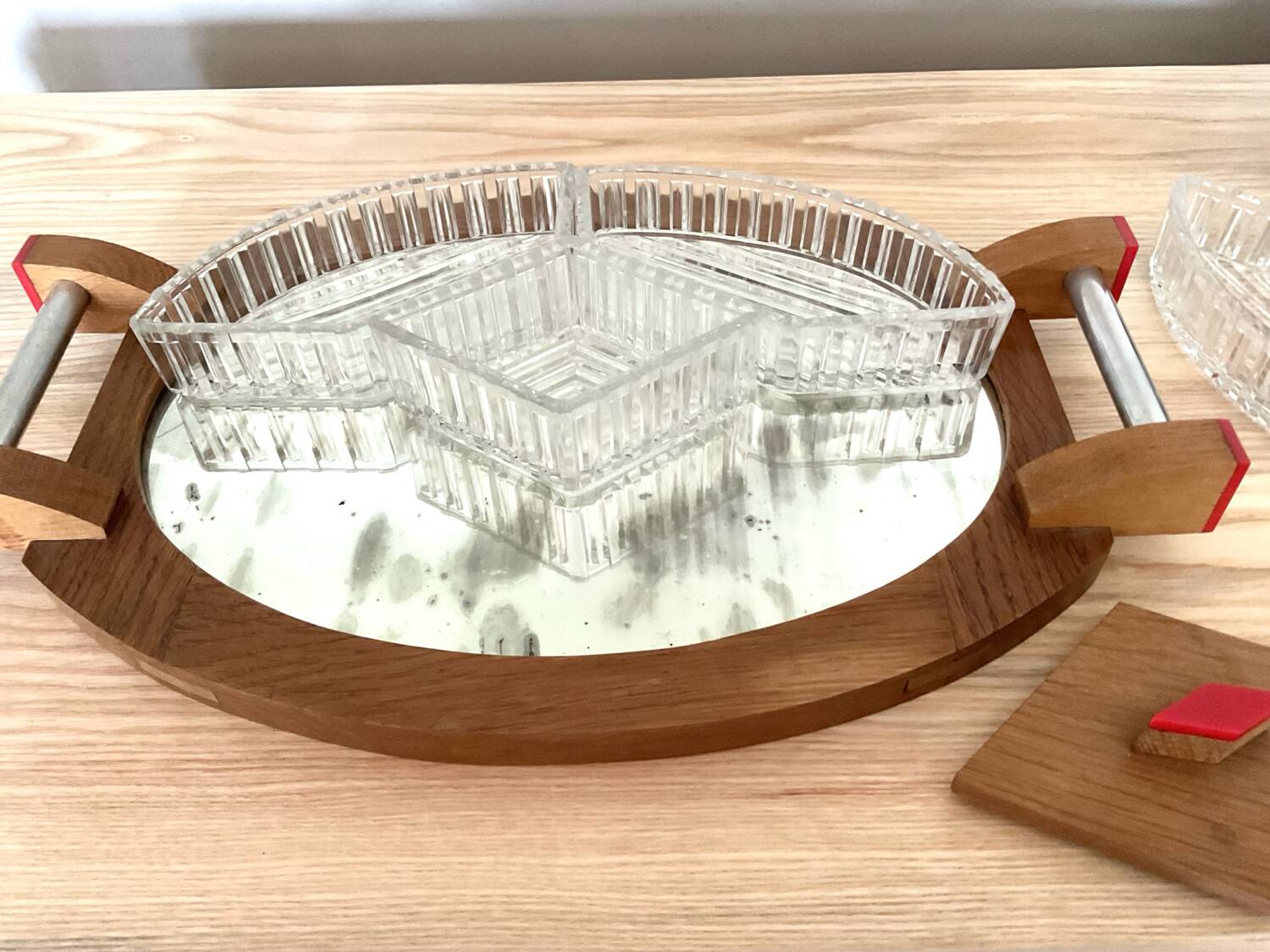 Art Deco appetizer server