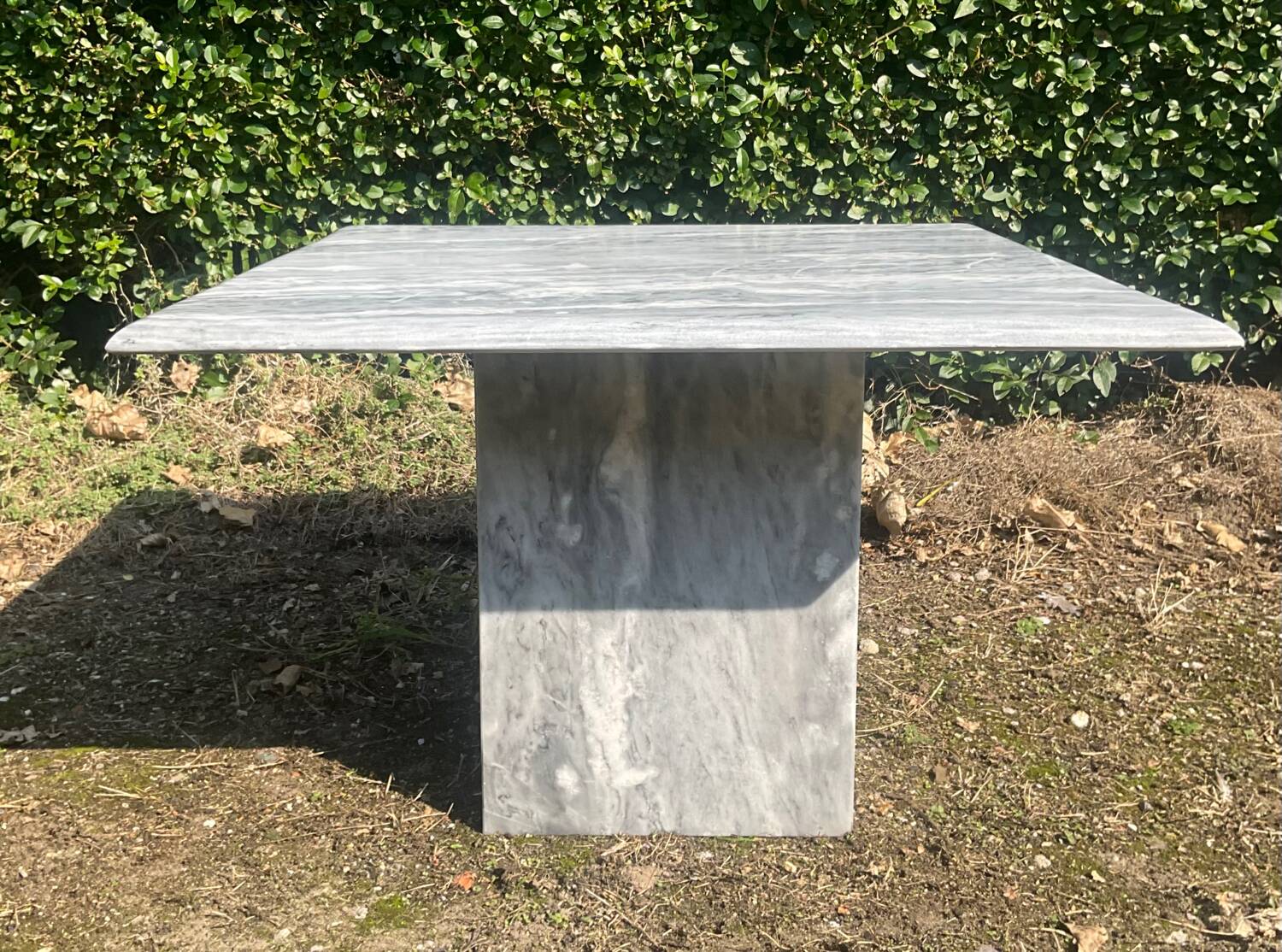 70s marble coffee table