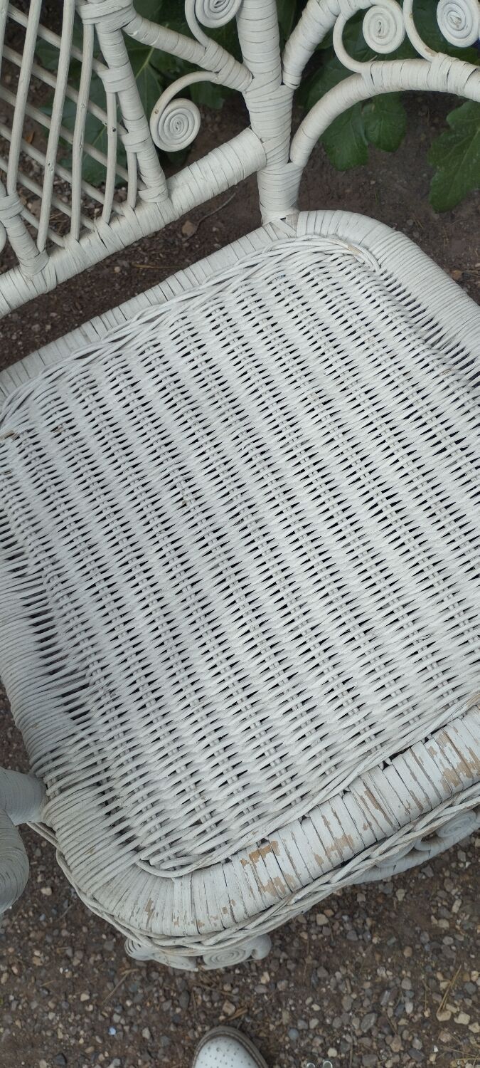 Victorian peacock style armchair