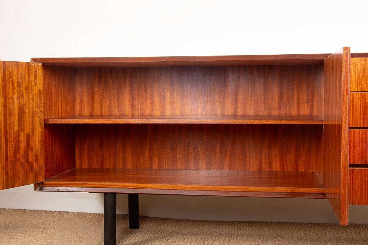 Modernist enfilade, 180 cm, French, Rosewood, Tricoire and Vecchione.