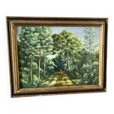 Signed forest landscape