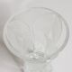 Arques crystal vase, art deco style "Papillons" model, 20 cm