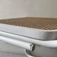 Chaise design vintage Cesca B32 métal blanc & cannage par Marc