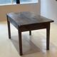 Compact rare rustic vintage solid wood farmhouse dining table.