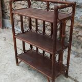 60/70s rattan shelf