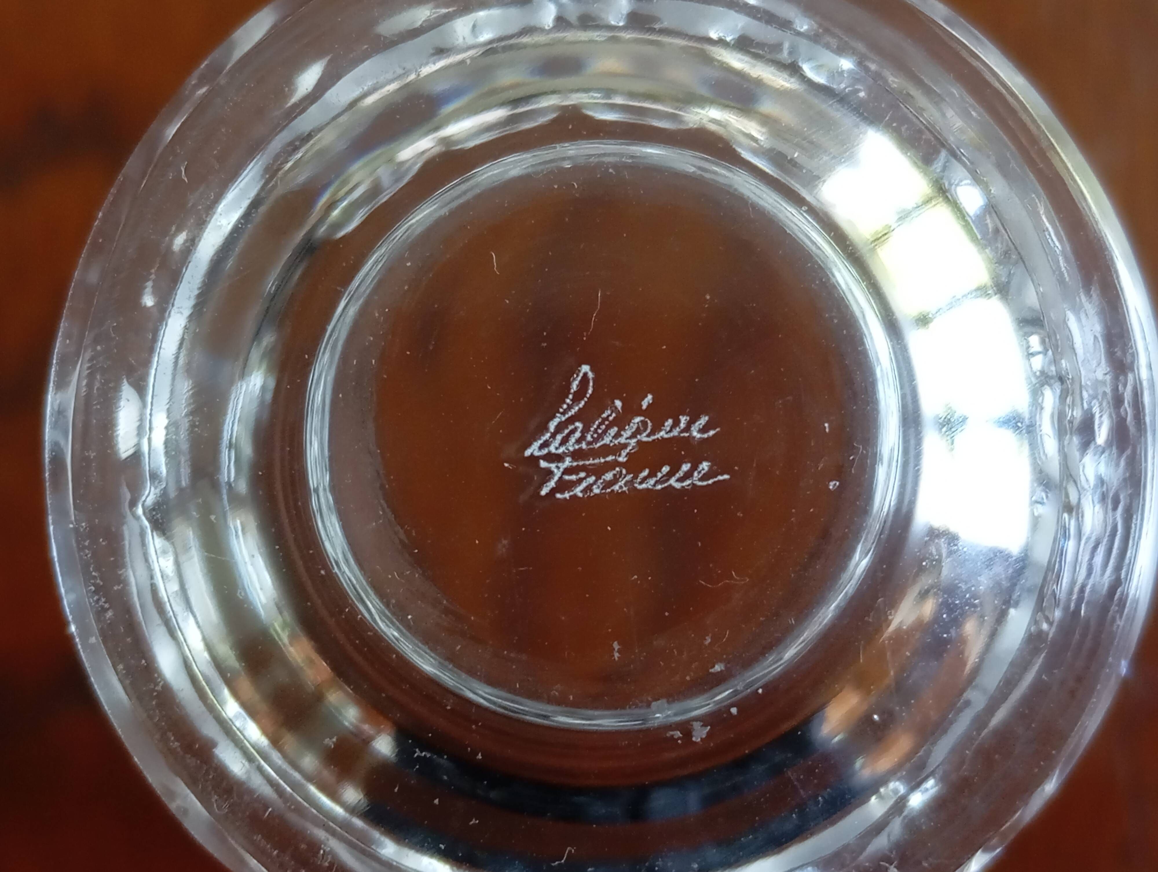 Port glasses 'Saint-Hubert' Lalique