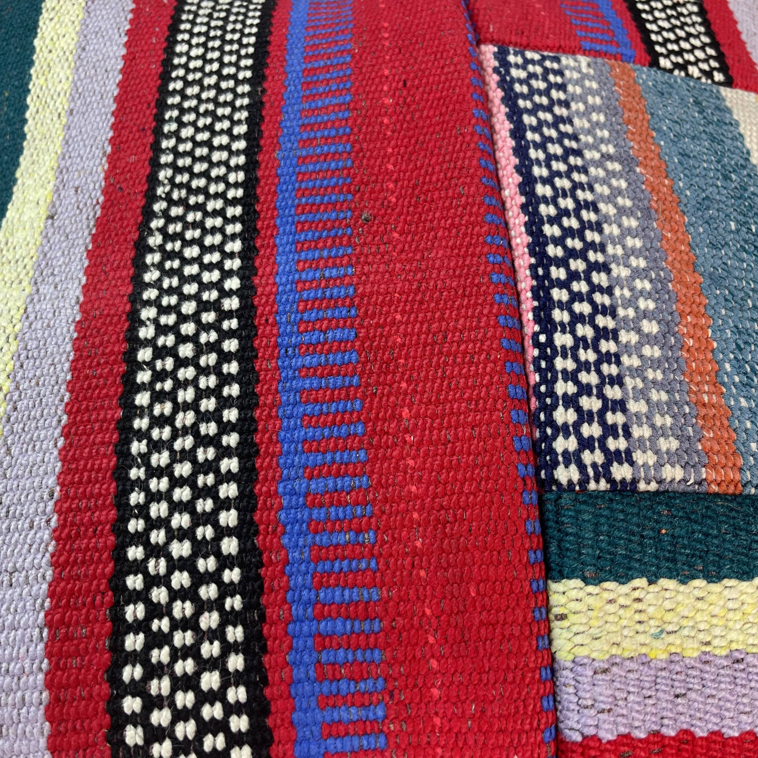 Vintage turkish kilim cushion cover 40x40cm