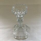 Glass candle holder