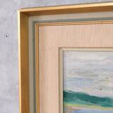 Anders A. Jonsson, Swedish Modern Landscape , 1950s, Oil on Panel, Framed