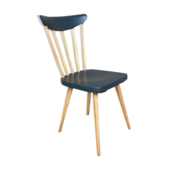 Chaise à barreaux scandinave, rénovée et relookée