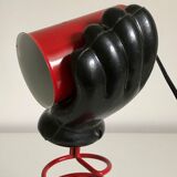 Hand lamp in lacquered and plastic metal, 1980
