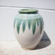 Ceramic pot, jar, glazed planter, vintage pot cover, decoration