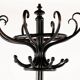Free-standing coat rack in curved wood produced by Josef Kohn