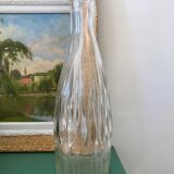 Carafe en verre taillé