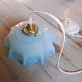 Suspension opaline bleue - capsule
