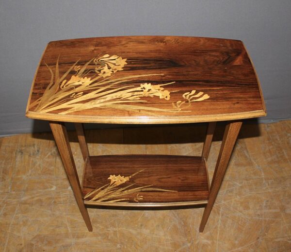 Table desserte Art Nouveau par Emile  Gallé