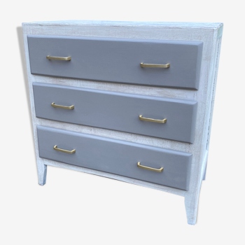 Vintage 50s patinated chest of drawers