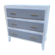 Vintage 50s patinated chest of drawers