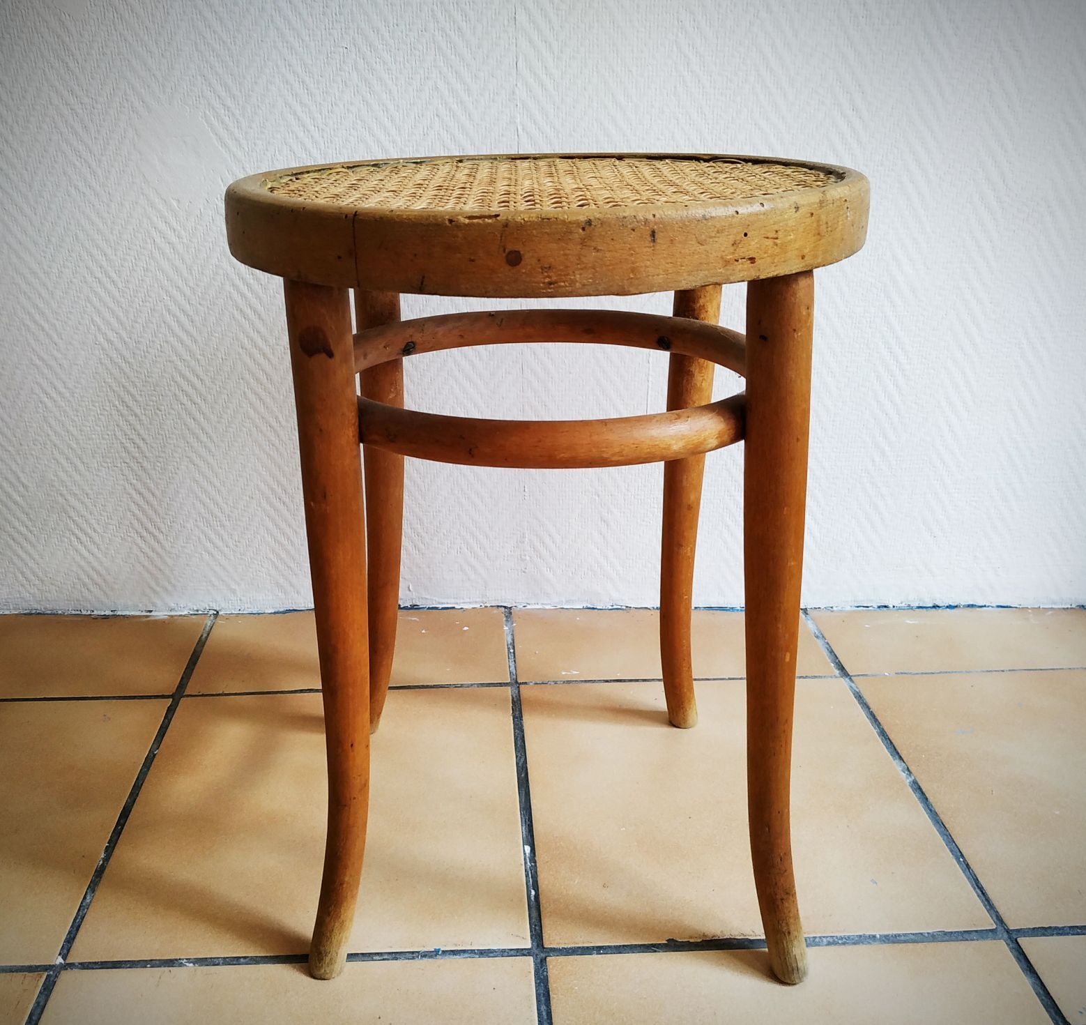 Wooden stool and canning