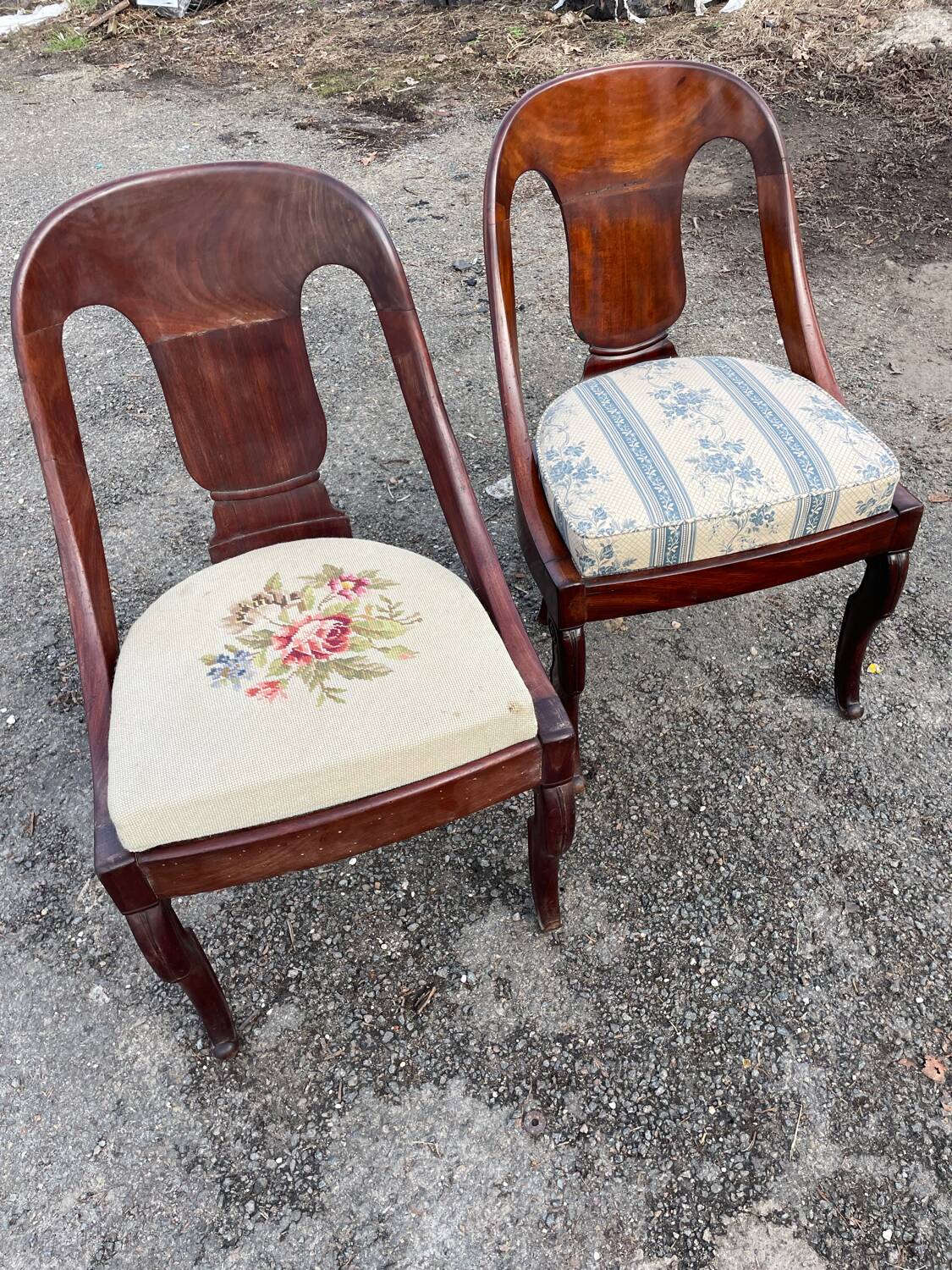 4 Napoleon III chairs