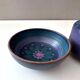 Ceramic bowl and vase Kupfermühle Germany KMK Viola 80s
