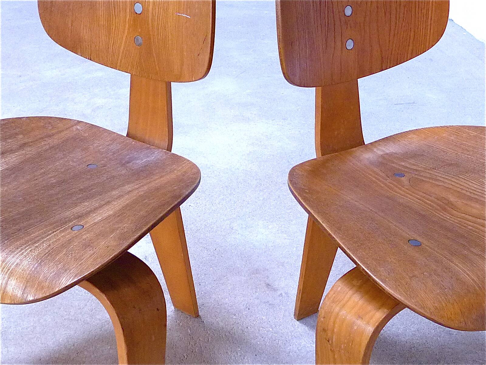 Model 'SE 42' Dining Chairs by Egon Eiermann for Wilde & Spieth, Germany 1949, Set of 4