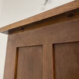 Oak and veneer counter or desk