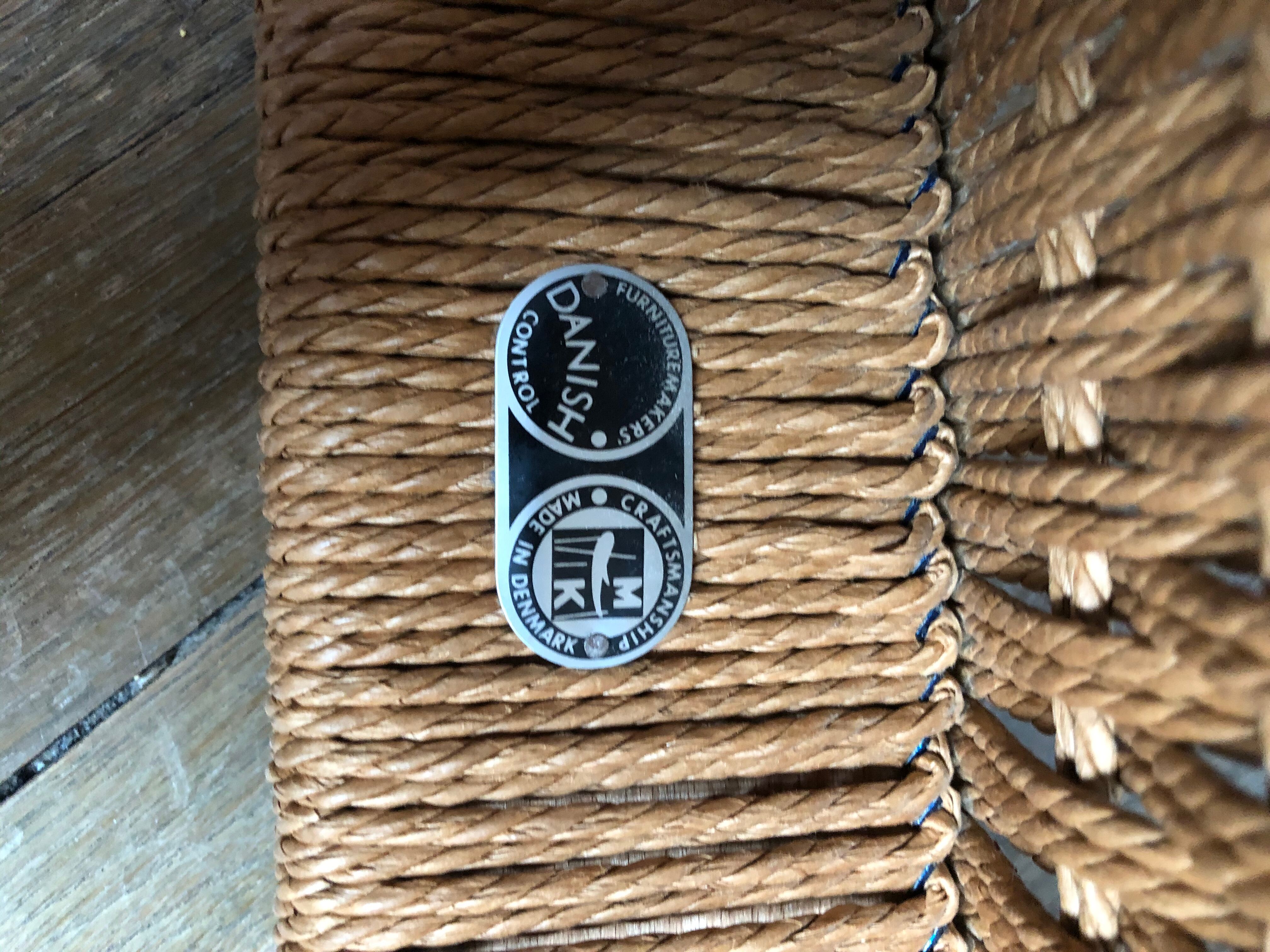 Set 2 Scandinavian chairs Mogens Kold