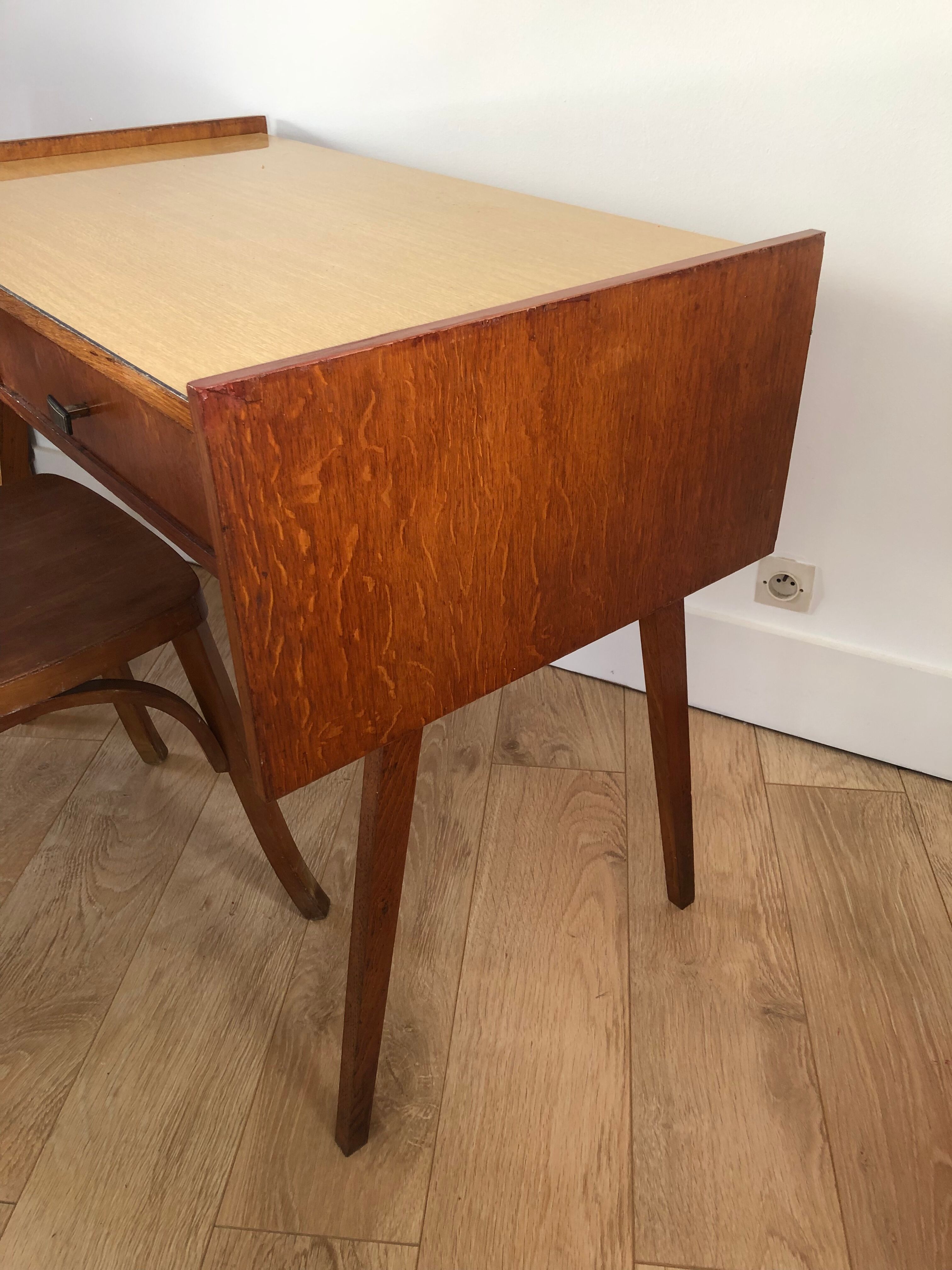 Scandinavian-style vintage desk