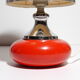 Lampe de chevet rouge